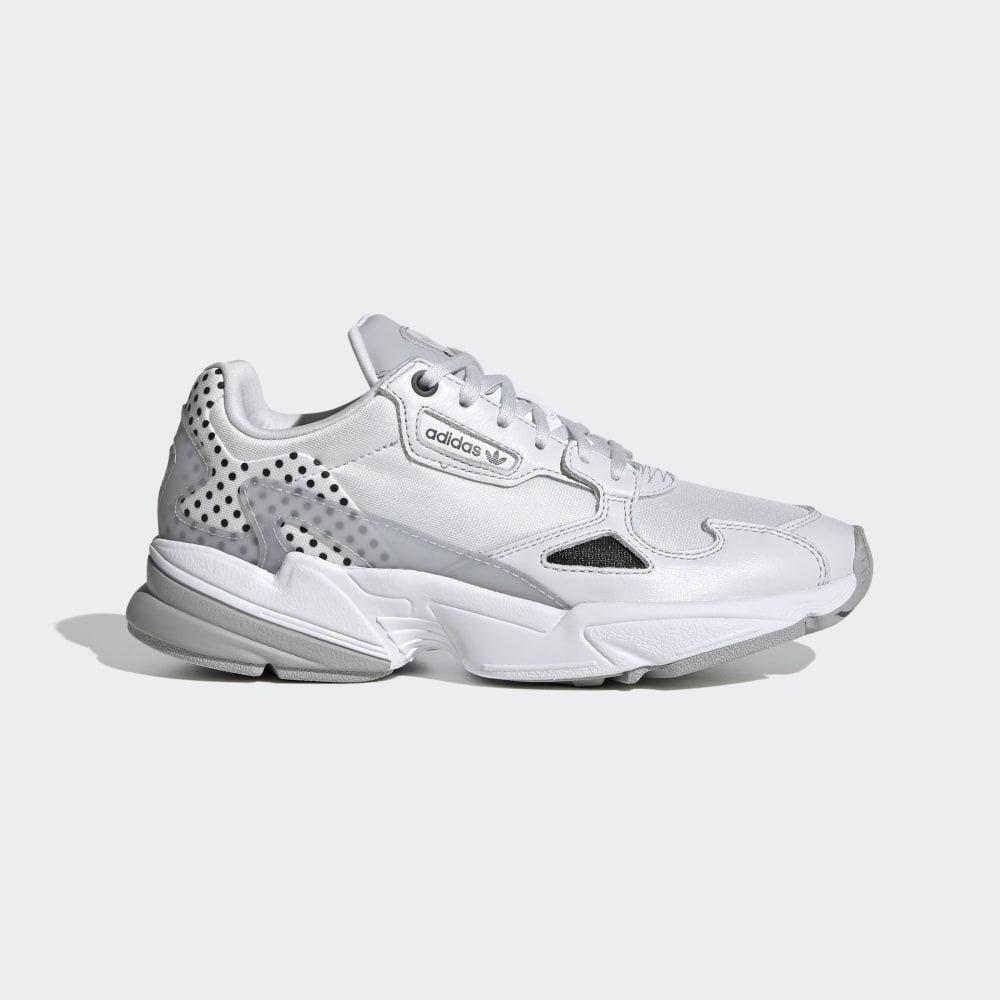 Originals Adidas Falcon Dama Romania - Albi/Negrii/Gri EF4983